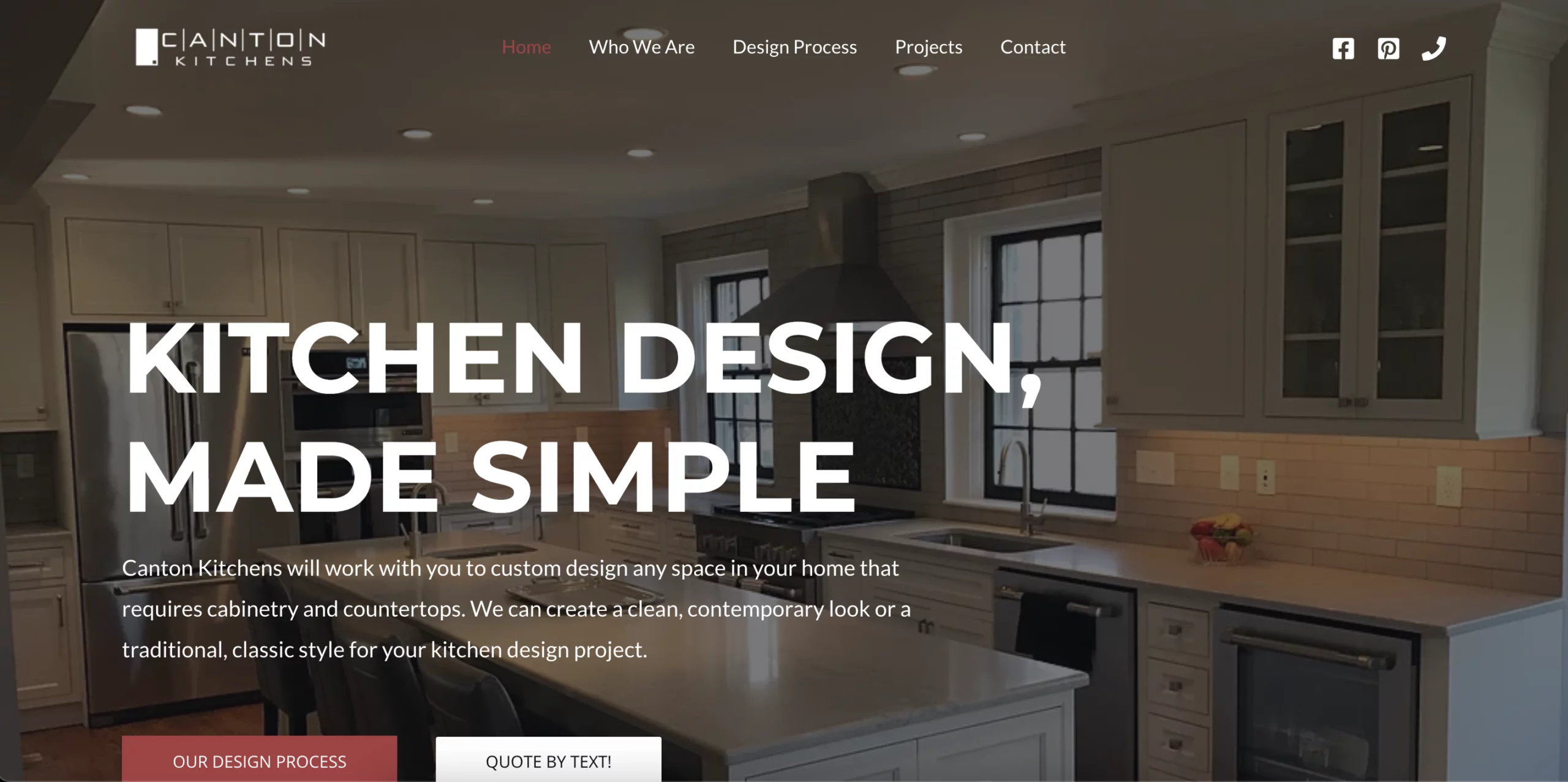Web Design & SEO Client - Canton Kitchens
